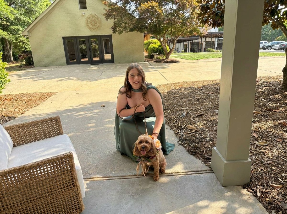 Dog ring bearer wedding nc