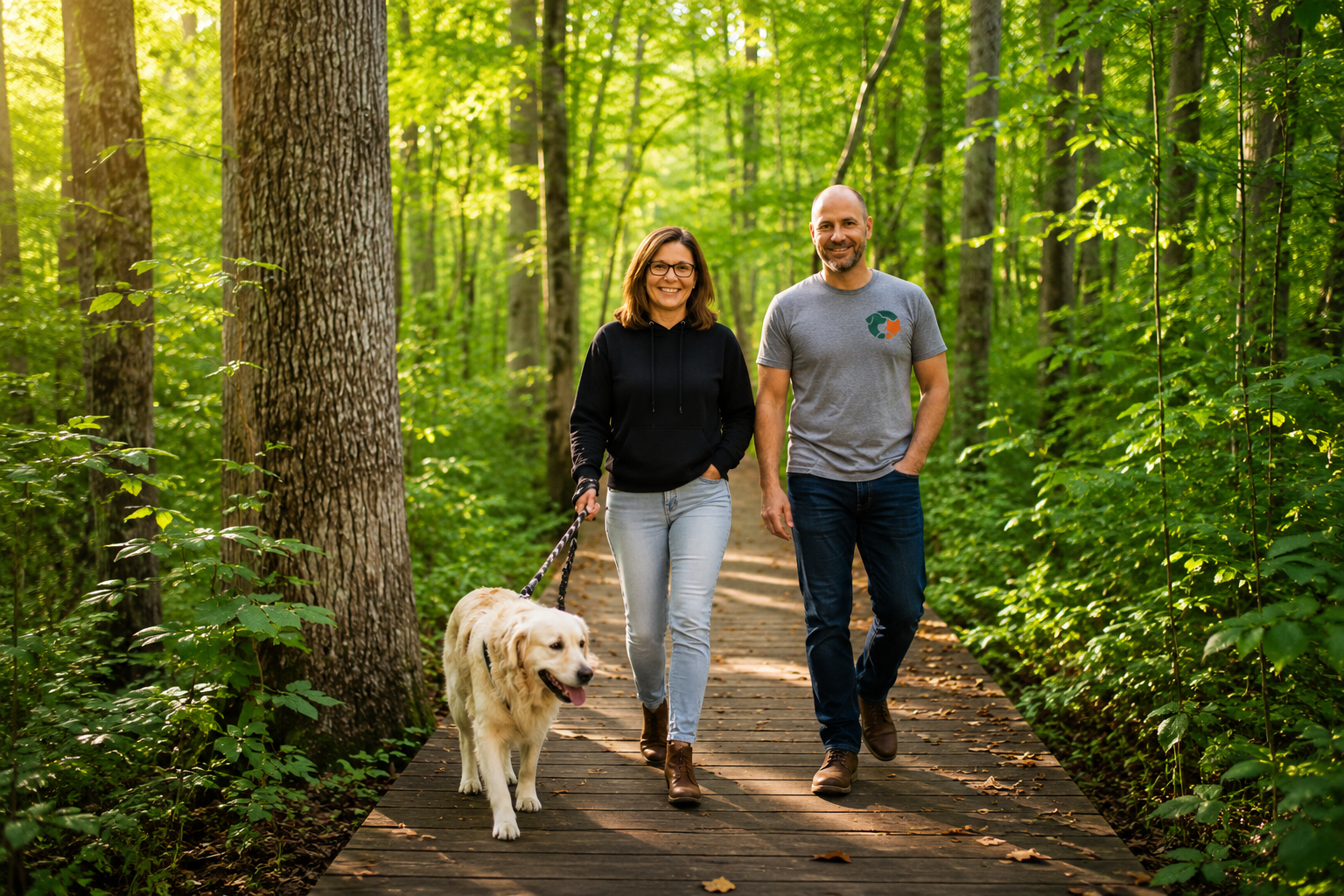 places to take the dog for a walk near me