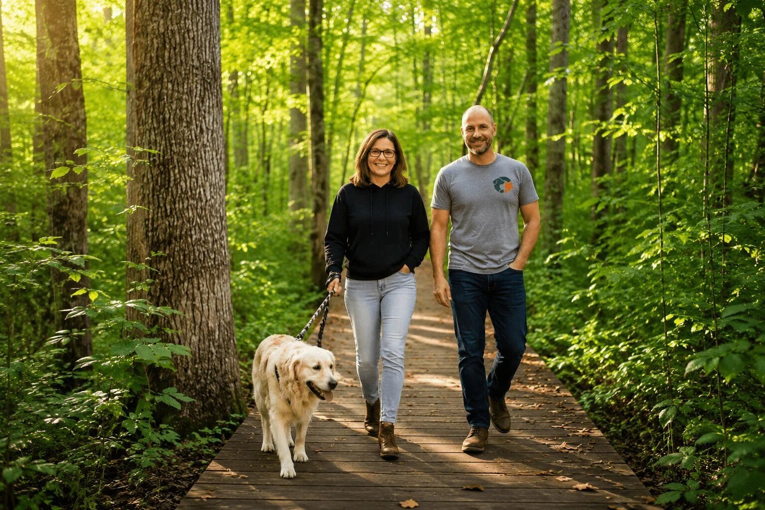 places to take the dog for a walk near me